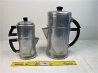 Vintage Wear Ever Coffee Percolator Pots