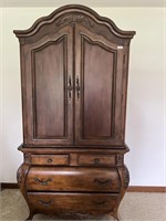Beautiful Clawfoot Armoire Cabinet
