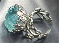 Vintage Sarah Coventry Blue Lace 1970’s Ring