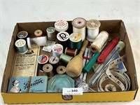Vintage Sewing Lot Threads Etc