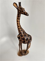 hand carved giraffe