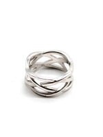 Sterling Silver Braided Ring size 10.5