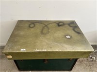Large Vintage Stainless? Storage Box - Chest -
