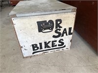 Bikes for Sale - Vintage Folk Art Storage