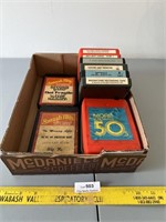 Vintage 8 Track Tapes Lot