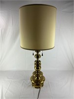 Antique Brass Table Lamp 37.5"~Very Heavy