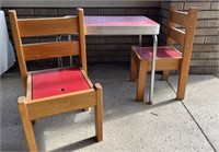 Child’s table and chair set