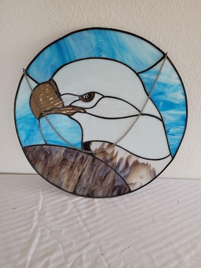 Stained glass Bald Eagle