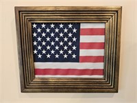 american flag framed art