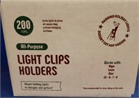 400 Set Of  Holiday Light Clips for OutdooR