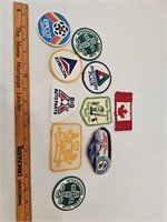 vintage patches, advertising