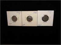 1943 Steel US Wheat Pennies