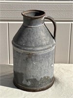 Antique BORDEH’S KCMO galvanized cream can