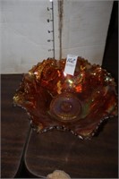 CARNIVAL GLASS BOWL