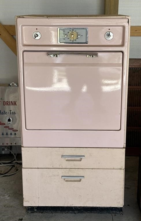 Vintage GE pink porcelain oven - electric