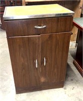 Early metal kitchen cabinet