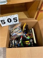 Box of children’s art supplies