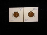 1954 US Wheat Pennies