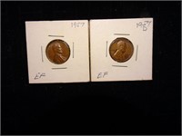 1957 US Wheat Pennies