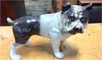 Cast Iron Bull dog bank