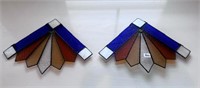2 Stained Glass Art Pieces