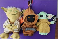 3 New talking Jawa Star, Yoda & Baby Yoda
