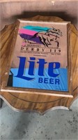 Derby lite beer sign