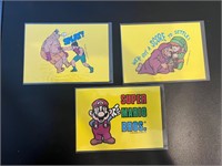 1989 Nintendo Sticker Zelda, Punch Out, Mario