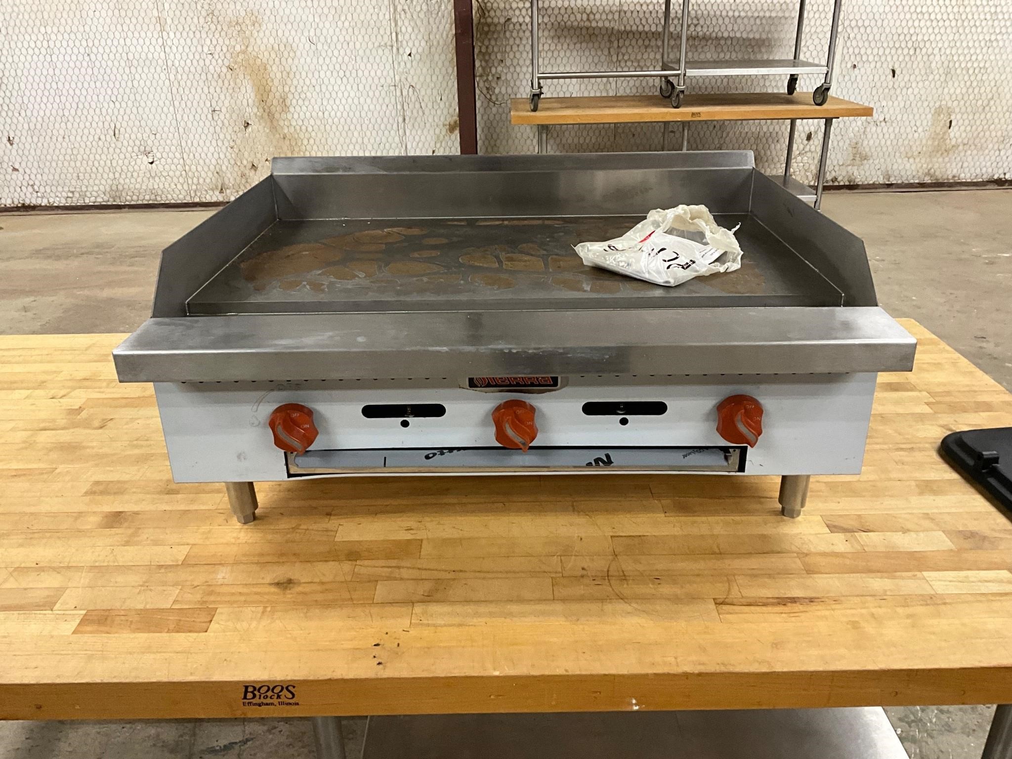 Sierra 36” gas griddle flat grill