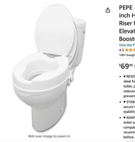 PEPE - Toilet Seat Riser with Lid