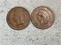 1902, 1903 Indian head cents