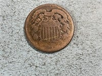 1865 two cent piece