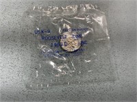 1963D Roosevelt silver dime in Littleton package