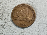 1858 Flying Eagle cent, small letters