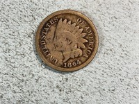 1864 Indian head cent