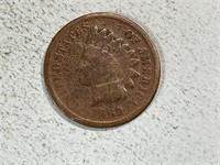 1869 Indian head cent