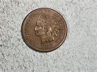 1876 Indian head cent
