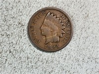 1893 Indian head cent