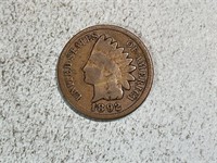 1892 Indian head cent