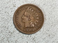 1904 Indian head cent