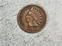 1908S Indian head cent