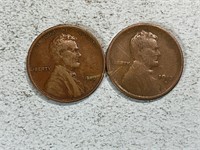1913, 1913D Lincoln wheat cents
