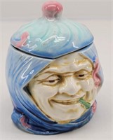 Mid Century Tobacco Jar - Gerz "Smiling Face"