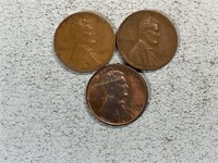 1941, 1941D, 1941S Lincoln wheat cents