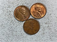 1942, 1942D, 1942S Lincoln wheat cents