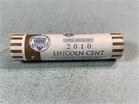 Roll of 2010P Lincoln shield cents
