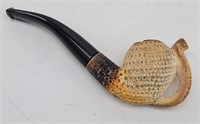 Servi-Meerschaum Cobra Pipe w/ Fitted Case