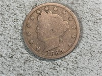 1889 Liberty head nickel