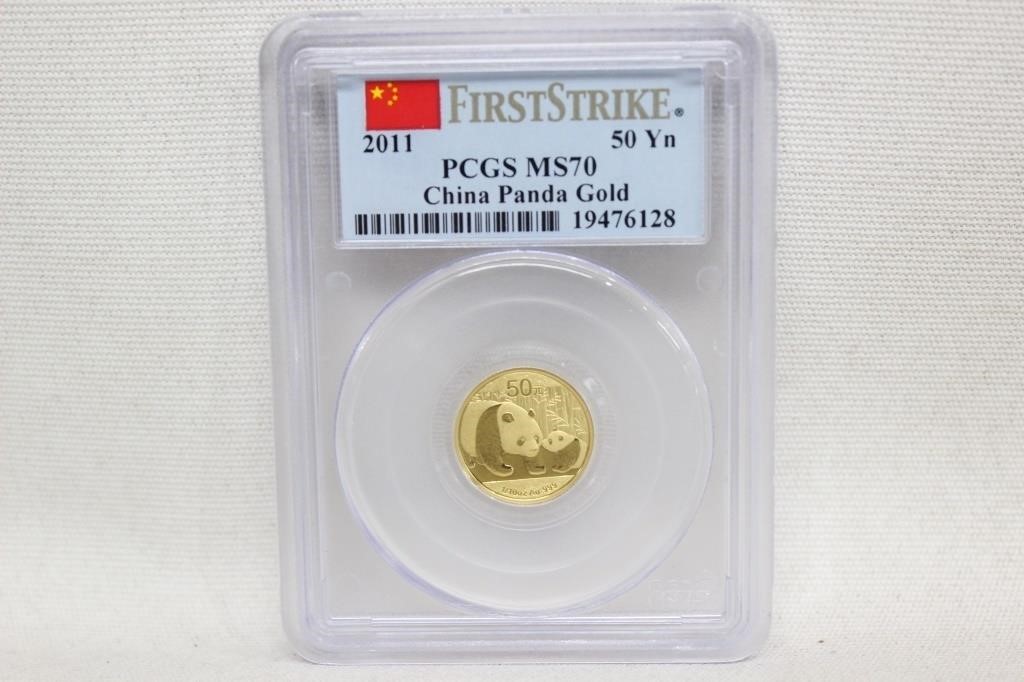 2011 China Panda Gold Coin Au999