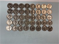 40 quarters, Bicentennial 1976, all P or D mints